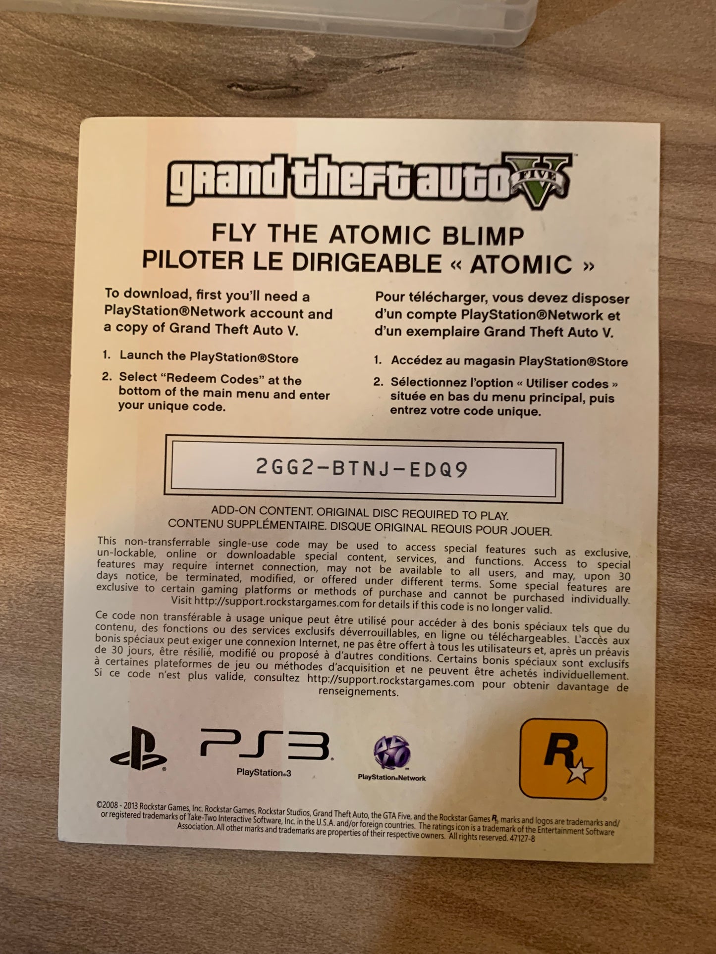SONY PLAYSTATiON 3 [PS3] | GRAND THEFT AUTO V FiVE