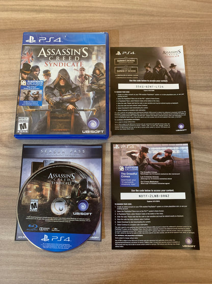 PiXEL-RETRO.COM : SONY PLAYSTATION 4 (PS4) COMPLETE CIB BOX MANUAL GAME NTSC ASSASSIN'S CREED SYNDICATE