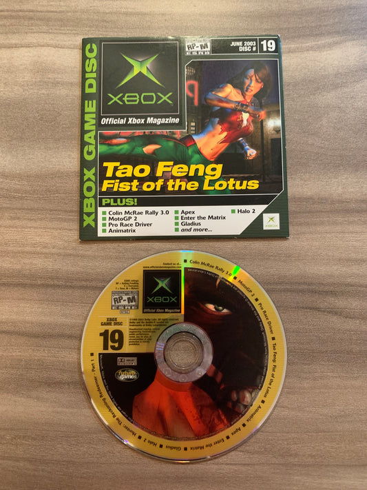 PiXEL-RETRO.COM : MICROSOFT XBOX COMPLETE CIB BOX MANUAL GAME NTSC OFFICIAL XBOX MAGAZINE DEMOS DISC CD #19 JUNE 2003