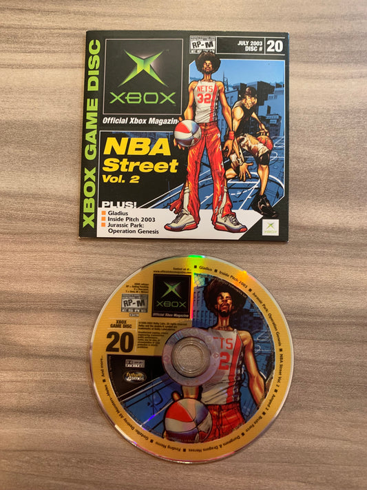 PiXEL-RETRO.COM : MICROSOFT XBOX COMPLETE CIB BOX MANUAL GAME NTSC OFFICIAL XBOX MAGAZINE DEMOS DISC CD #20 JULY 2003