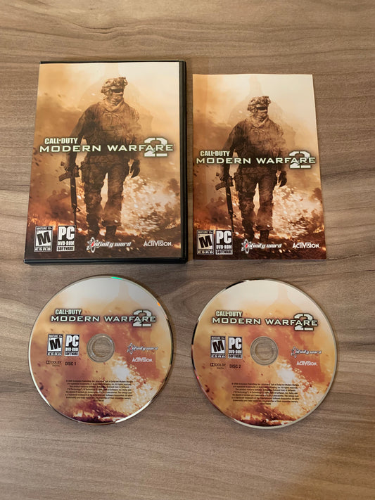 PiXEL-RETRO.COM : COMPUTER (PC) COMPLETE CIB BOX MANUAL GAME NTSC CALL OF DUTY MODERN WARFARE 2
