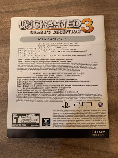 SONY PLAYSTATiON 3 [PS3] | UNCHARTED 3 DRAKES DECEPTiON