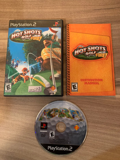 PiXEL-RETRO.COM : SONY PLAYSTATION 2 (PS2) COMPLET CIB BOX MANUAL GAME NTSC HOT SHOTS GOLF FORE!