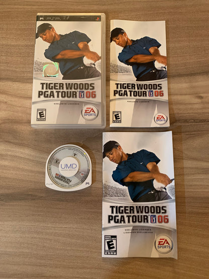 PiXEL-RETRO.COM : SONY PLAYSTATION PORTABLE (PSP) COMPLET CIB BOX MAAL GAME NTSC TIGER WOODS PGA TOUR 06