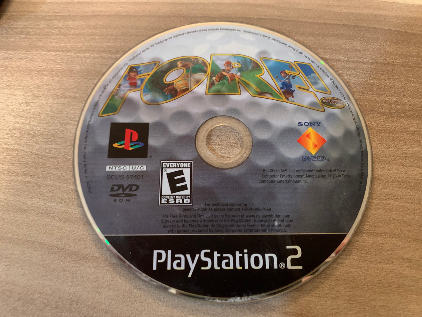 SONY PLAYSTATiON 2 [PS2] | HOT SHOTS GOLF FORE