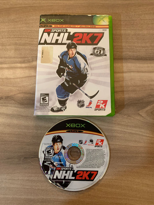 PiXEL-RETRO.COM : MICROSOFT XBOX COMPLETE CIB BOX MANUAL GAME NTSC NHL 2K7