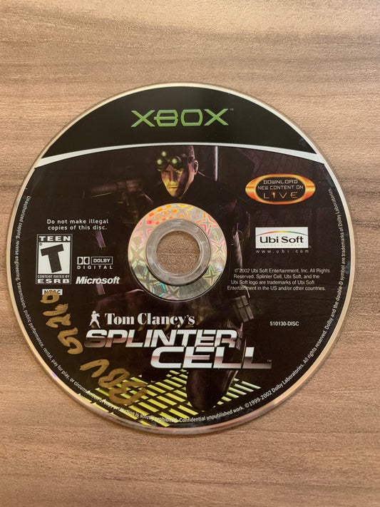 PiXEL-RETRO.COM : MICROSOFT XBOX COMPLETE CIB BOX MANUAL GAME NTSC TOM CLANCEY'S SPLINTER CELL STEALTH ACTION REDEFINED