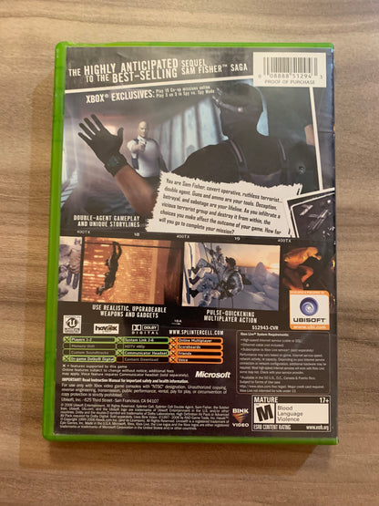 MiCROSOFT XBOX ORiGiNAL | TOM CLANCYS SPLiNTER CELL DOUBLE AGENT