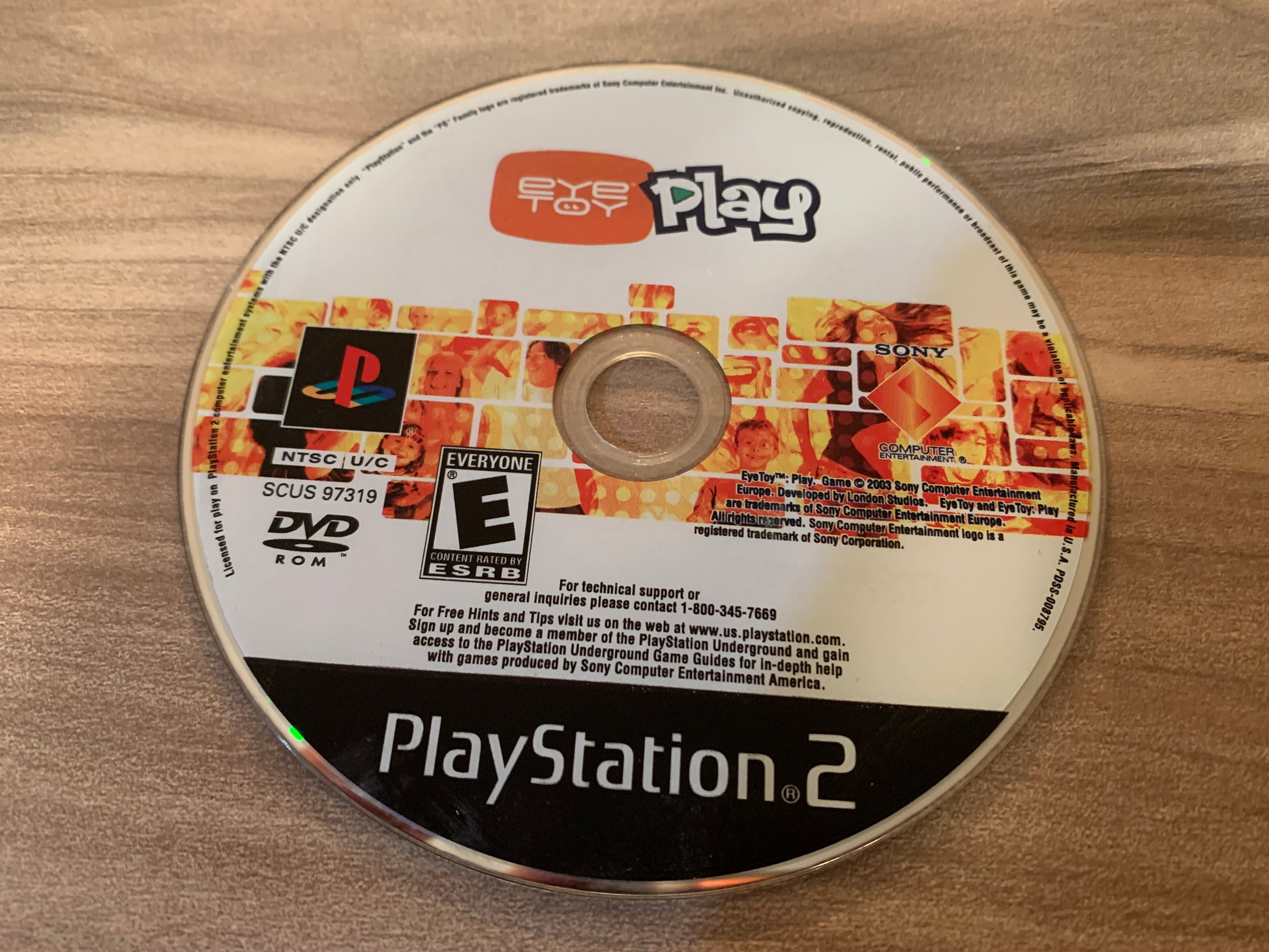 PiXEL-RETRO.COM : SONY PLAYSTATION 2 (PS2) EYE TOY PLAY GAME NTSC