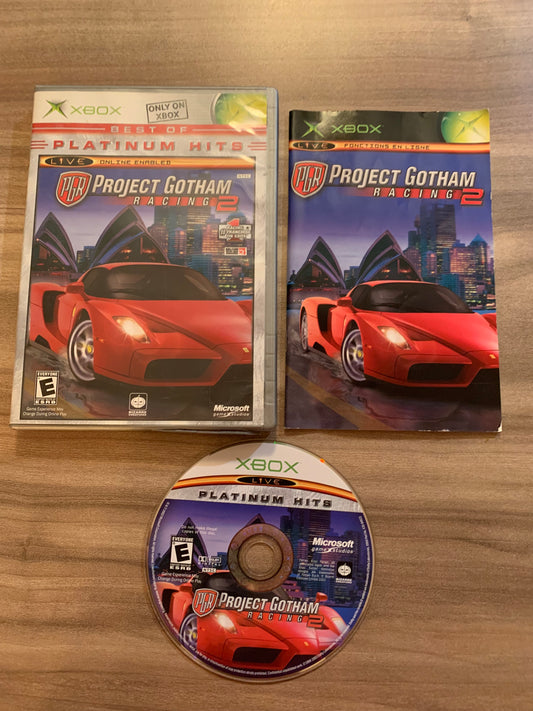 PiXEL-RETRO.COM : MICROSOFT XBOX COMPLETE CIB BOX MANUAL GAME NTSC PROJECT GOTHAM RACING 2