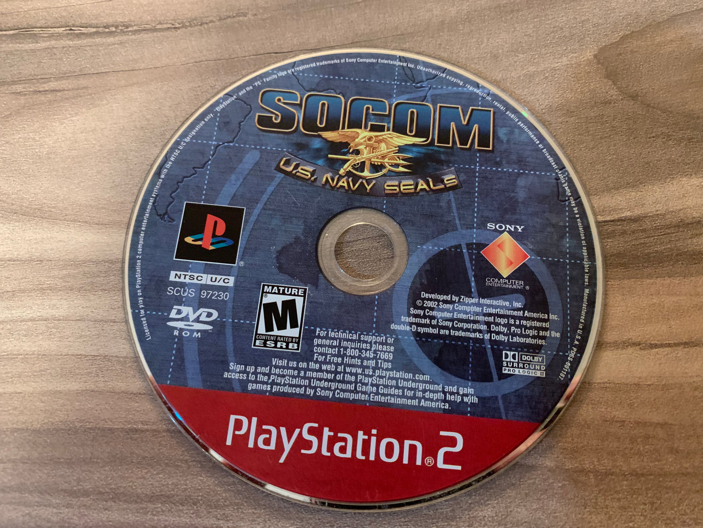 PiXEL-RETRO.COM : SONY PLAYSTATION 2 (PS2) SOCOM U.S. NAVY SEALS GAME NTSC