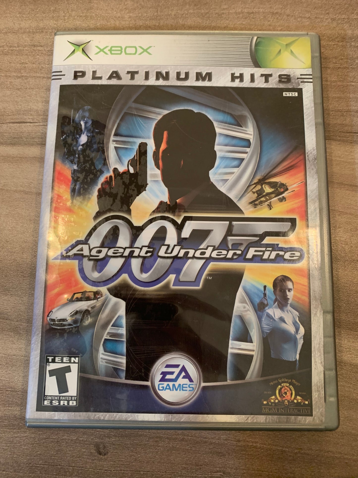 MiCROSOFT XBOX ORiGiNAL | 007 AGENT UNDER FiRE | PLATiNUM HiTS
