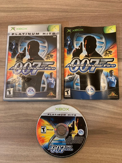 PiXEL-RETRO.COM : MICROSOFT XBOX COMPLETE CIB BOX MANUAL GAME NTSC 007 AGENT UNDER FIRE