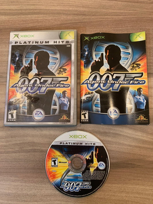 PiXEL-RETRO.COM : MICROSOFT XBOX COMPLETE CIB BOX MANUAL GAME NTSC 007 AGENT UNDER FIRE
