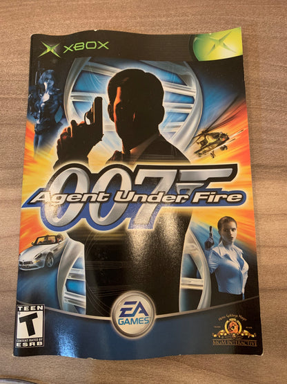 MiCROSOFT XBOX ORiGiNAL | 007 AGENT UNDER FiRE | PLATiNUM HiTS