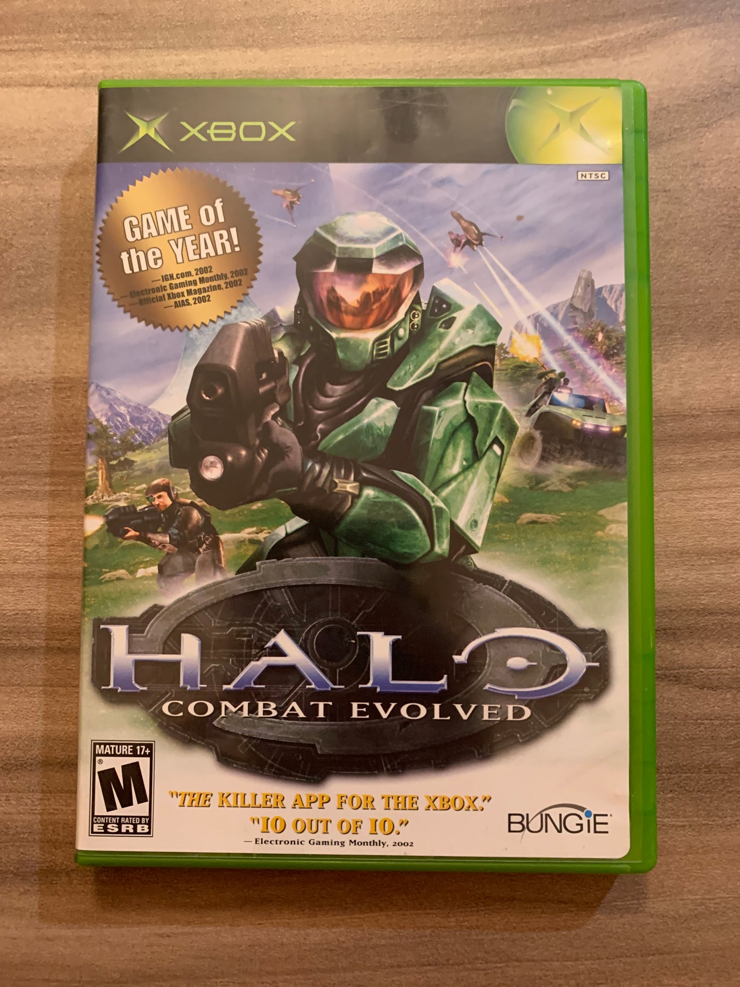 MiCROSOFT XBOX ORiGiNAL | HALO COMBAT EVOLVED | GAME OF THE YEAR