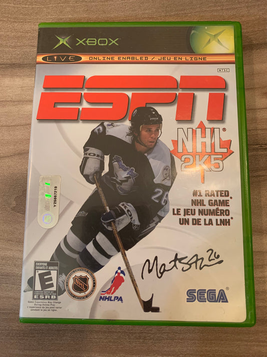 PiXEL-RETRO.COM : MICROSOFT XBOX COMPLETE CIB BOX MANUAL GAME NTSC ESPN NHL 2K5