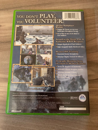 MiCROSOFT XBOX ORiGiNAL | MEDAL OF HONOR FRONTLiNE