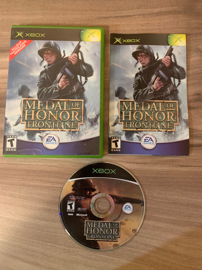 PiXEL-RETRO.COM : MICROSOFT XBOX COMPLETE CIB BOX MANUAL GAME NTSC MEDAL OF HONOR FRONTLINE