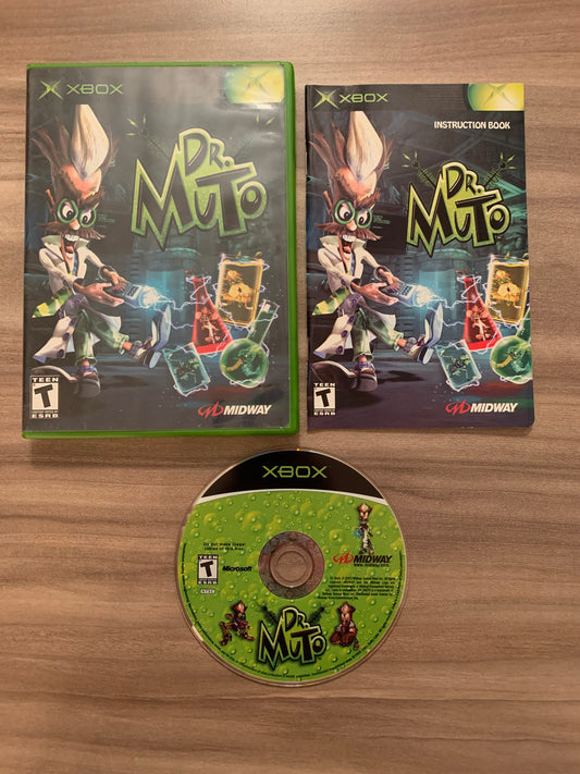 PiXEL-RETRO.COM : MICROSOFT XBOX COMPLETE CIB BOX MANUAL GAME NTSC DR. MUTO