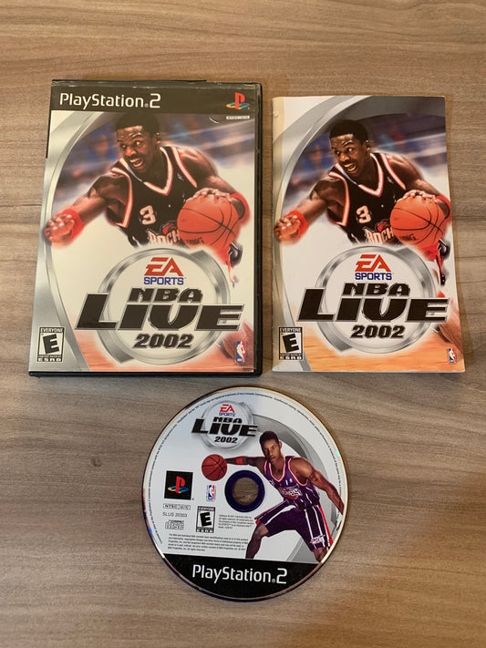PiXEL-RETRO.COM : SONY PLAYSTATION 2 (PS2) COMPLET CIB BOX MANUAL GAME NTSC NBA LIVE 2002