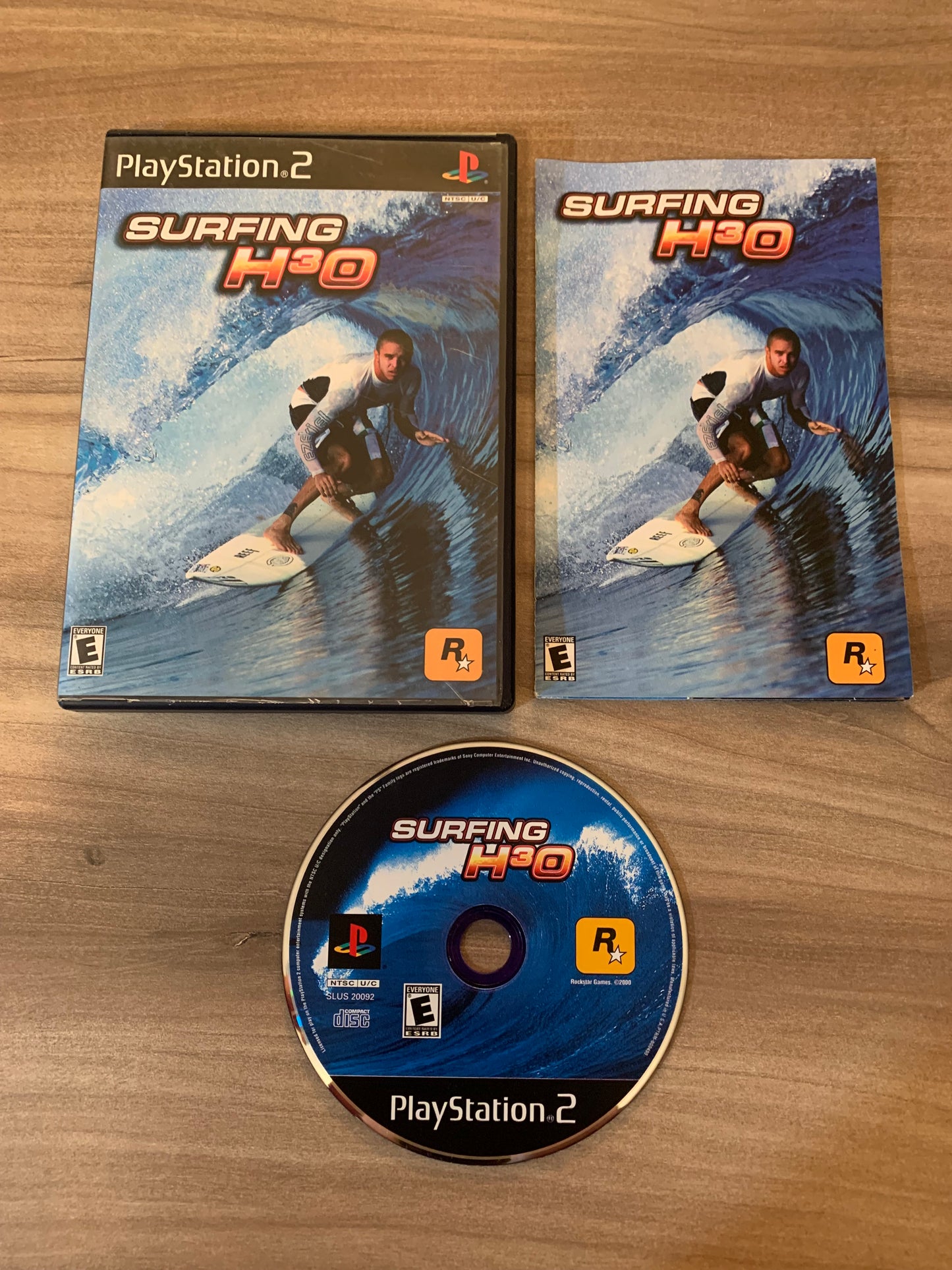 PiXEL-RETRO.COM : SONY PLAYSTATION 2 (PS2) COMPLET CIB BOX MANUAL GAME NTSC SURFING H3O H30