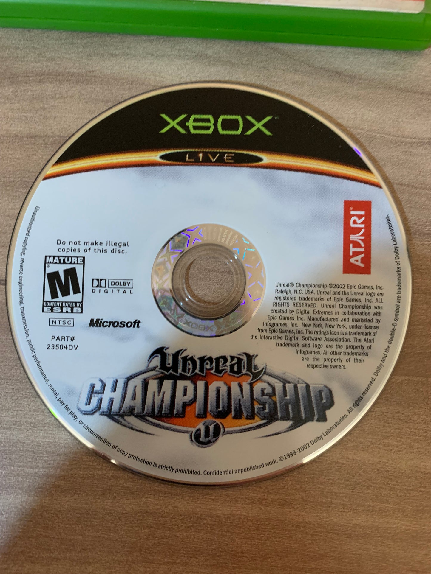 MiCROSOFT XBOX ORiGiNAL | UNREAL CHAMPiONSHiP