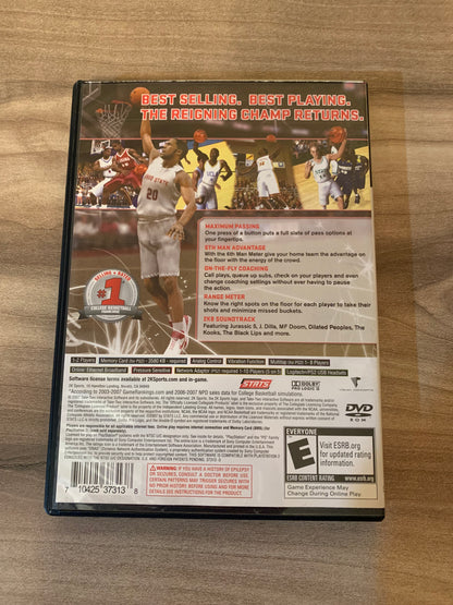 SONY PLAYSTATiON 2 [PS2] | COLLEGE HOOPS NCAA 2K8