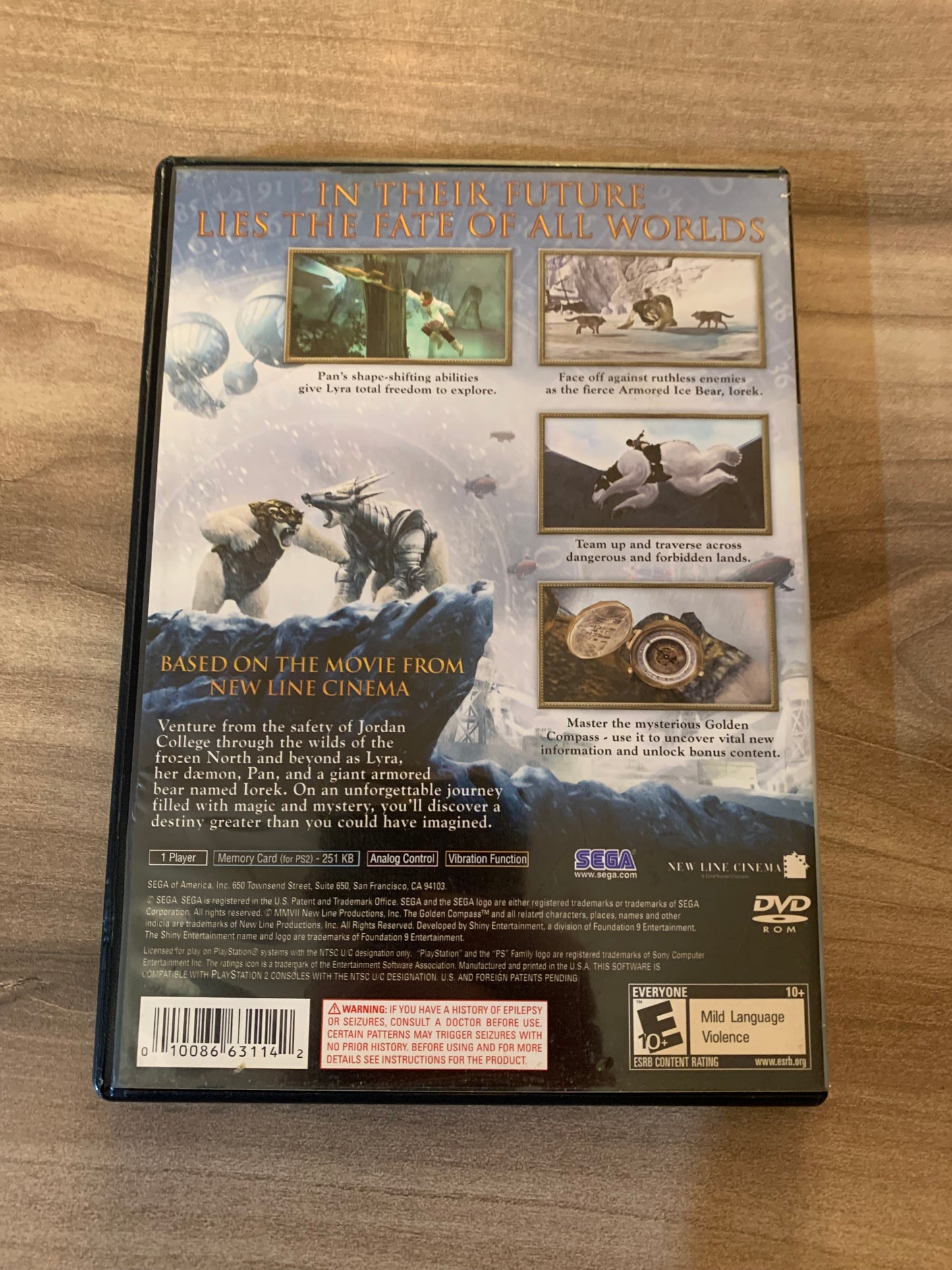 SONY PLAYSTATiON 2 [PS2] | THE GOLDEN COMPASS