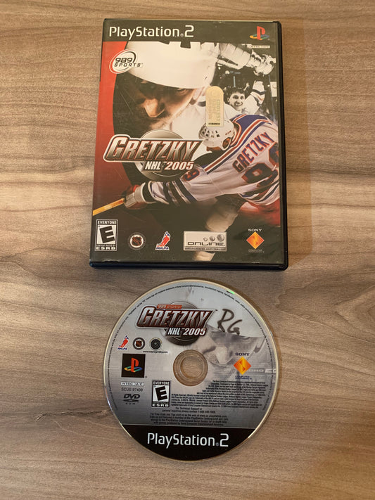 PiXEL-RETRO.COM : SONY PLAYSTATION 2 (PS2) COMPLET CIB BOX MANUAL GAME NTSC GRETZKY NHL 2005
