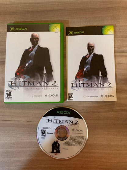 PiXEL-RETRO.COM : xbox hitman 2 silent assassin complete box manual game