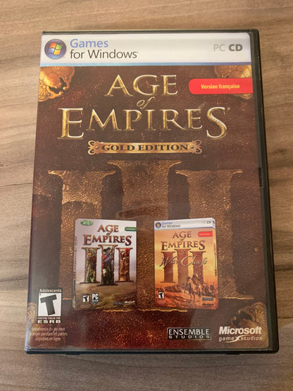 PC COMPUTER | AGE OF EMPIRES III | GOLD EDiTiON