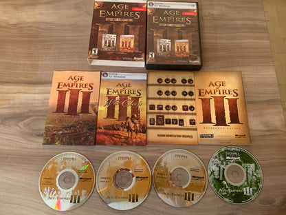 PiXEL-RETRO.COM : COMPUTER (PC) AGE OF EMPIRES III GOLD EDITION COMPLETE CIB BOX MANUAL GAME NTSC