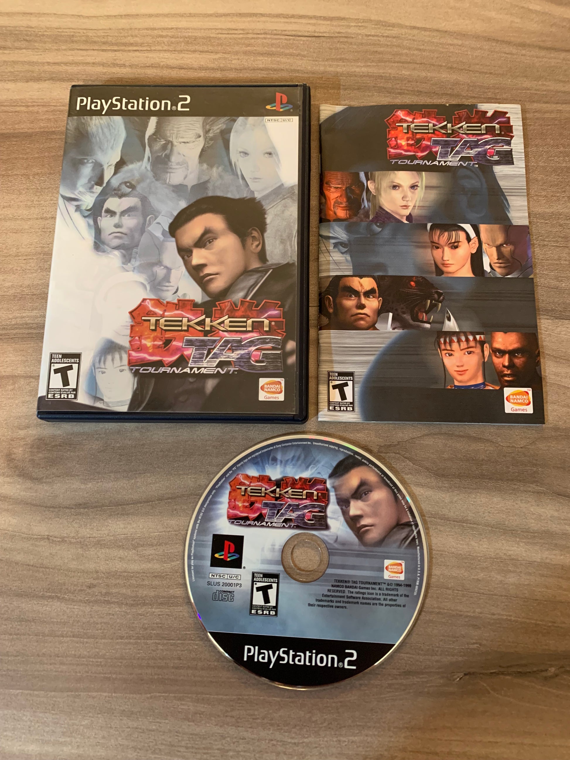 PiXEL-RETRO.COM : SONY PLAYSTATION 2 (PS2) COMPLET CIB BOX MANUAL GAME NTSC TEKKEN TAG TOURNAMENT