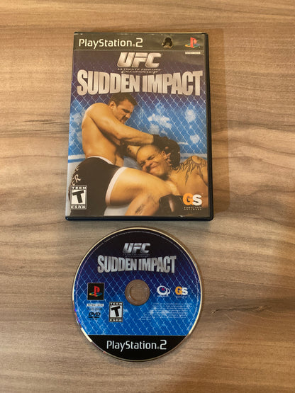 PiXEL-RETRO.COM : SONY PLAYSTATION 2 (PS2) COMPLET CIB BOX MANUAL GAME NTSC UFC SUDDEN IMPACT