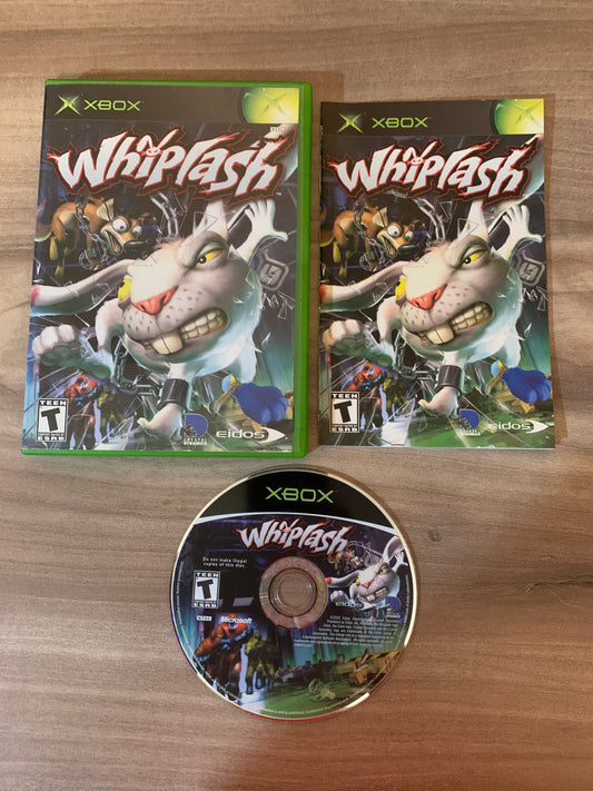 PiXEL-RETRO.COM : MICROSOFT XBOX COMPLETE CIB BOX MANUAL GAME NTSC WHIPLASH