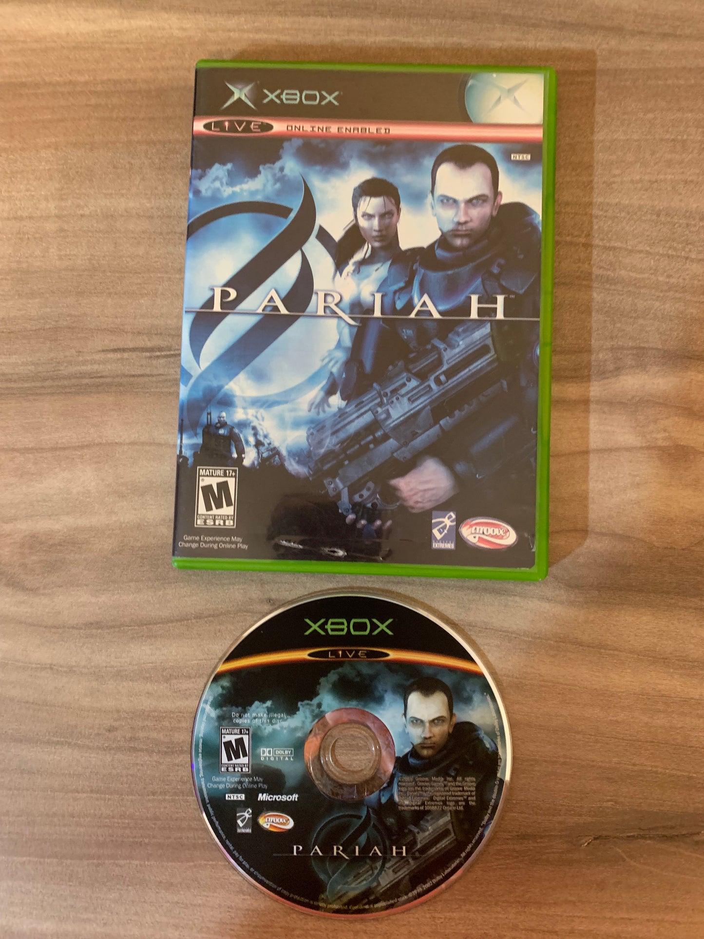 PiXEL-RETRO.COM : MICROSOFT XBOX COMPLETE CIB BOX MANUAL GAME NTSC PARIAH