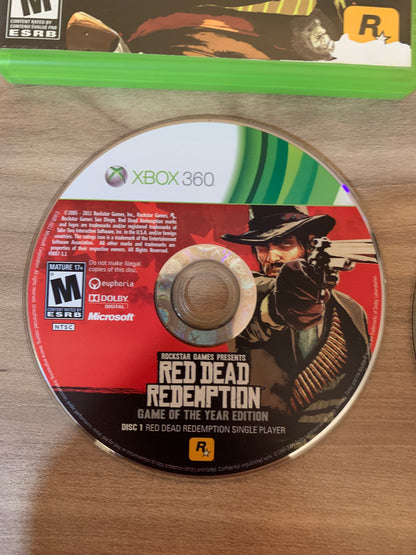 MiCROSOFT XBOX 360 | RED DEAD REDEMPTiON + UNDEAD NiGHTMARE | GAME OF THE YEAR EDiTiON