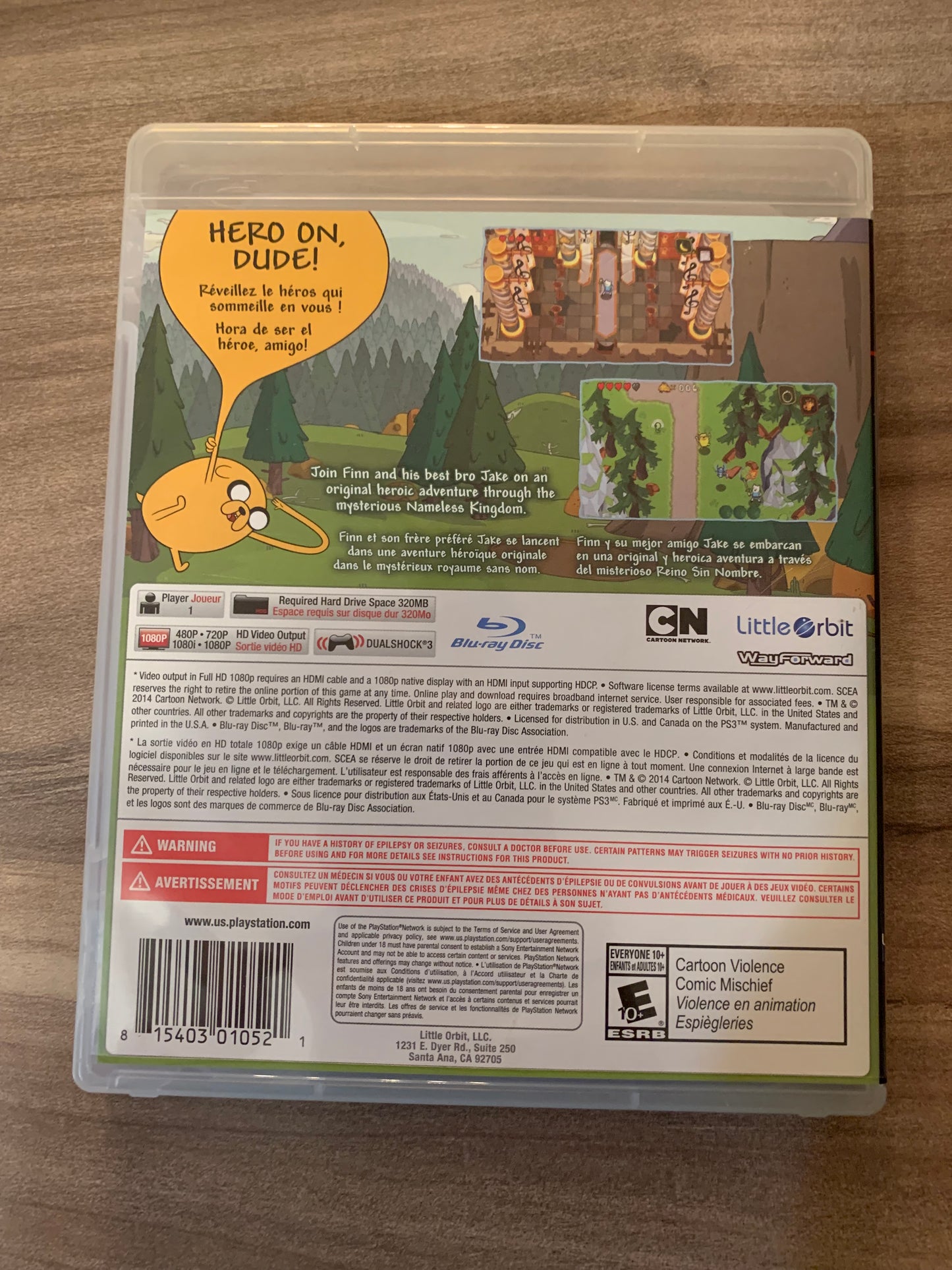 SONY PLAYSTATiON 3 [PS3] | ADVENTURE TiME THE SECRET OF THE NAMELESS KiNGDOM