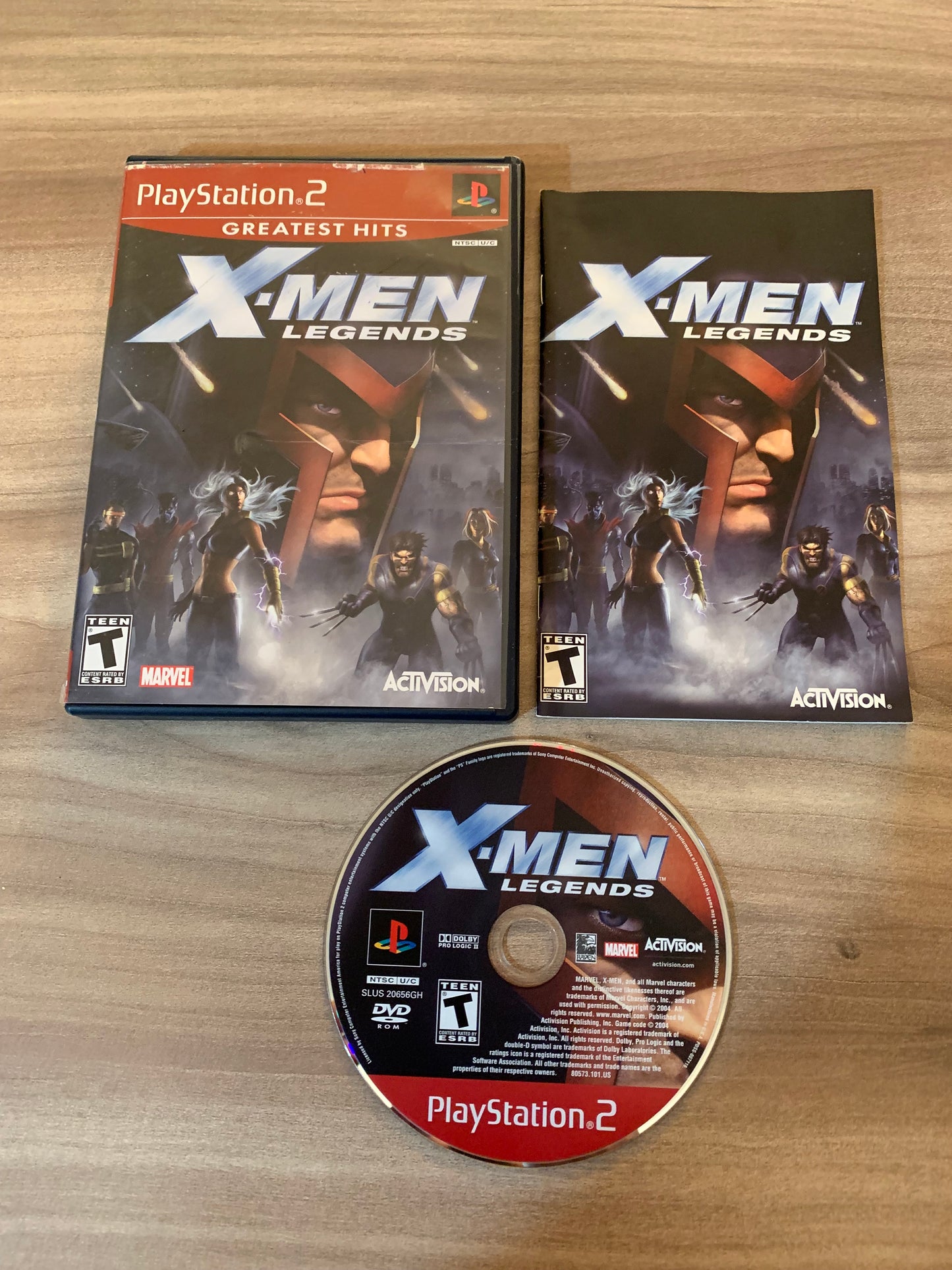 PiXEL-RETRO.COM : SONY PLAYSTATION 2 PS2 X-MEN LEGENDS COMPLETE GAME BOX GAME NTSC