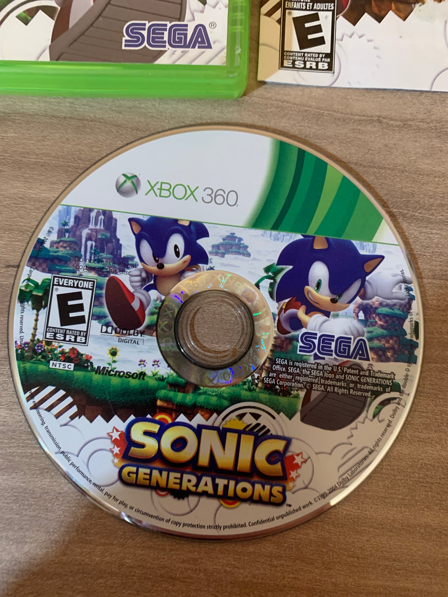 MiCROSOFT XBOX 360 | SONiC GENERATiONS