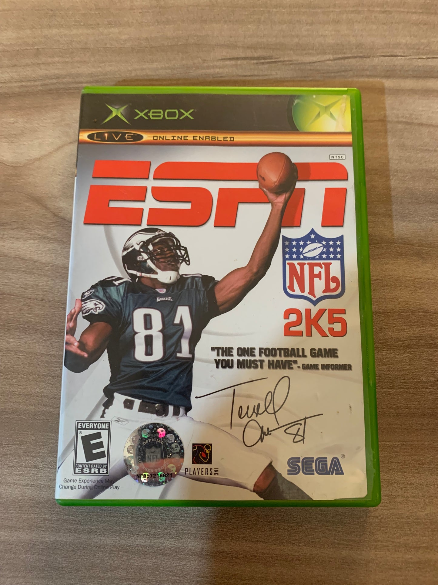 MiCROSOFT XBOX ORiGiNAL | ESPN NFL 2K5