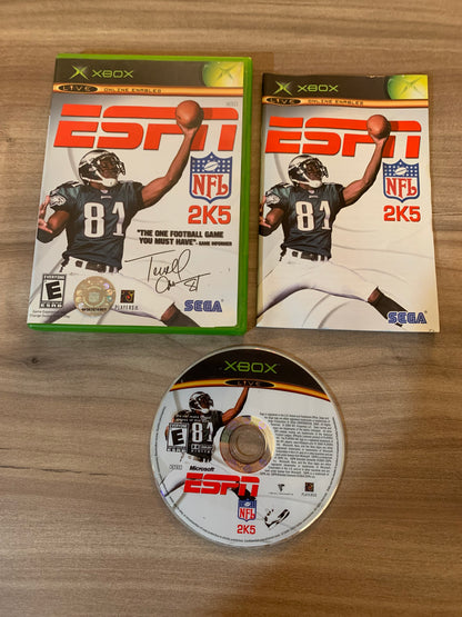 PiXEL-RETRO.COM : MICROSOFT XBOX COMPLETE CIB BOX MANUAL GAME NTSC ESPN NFL 2K5