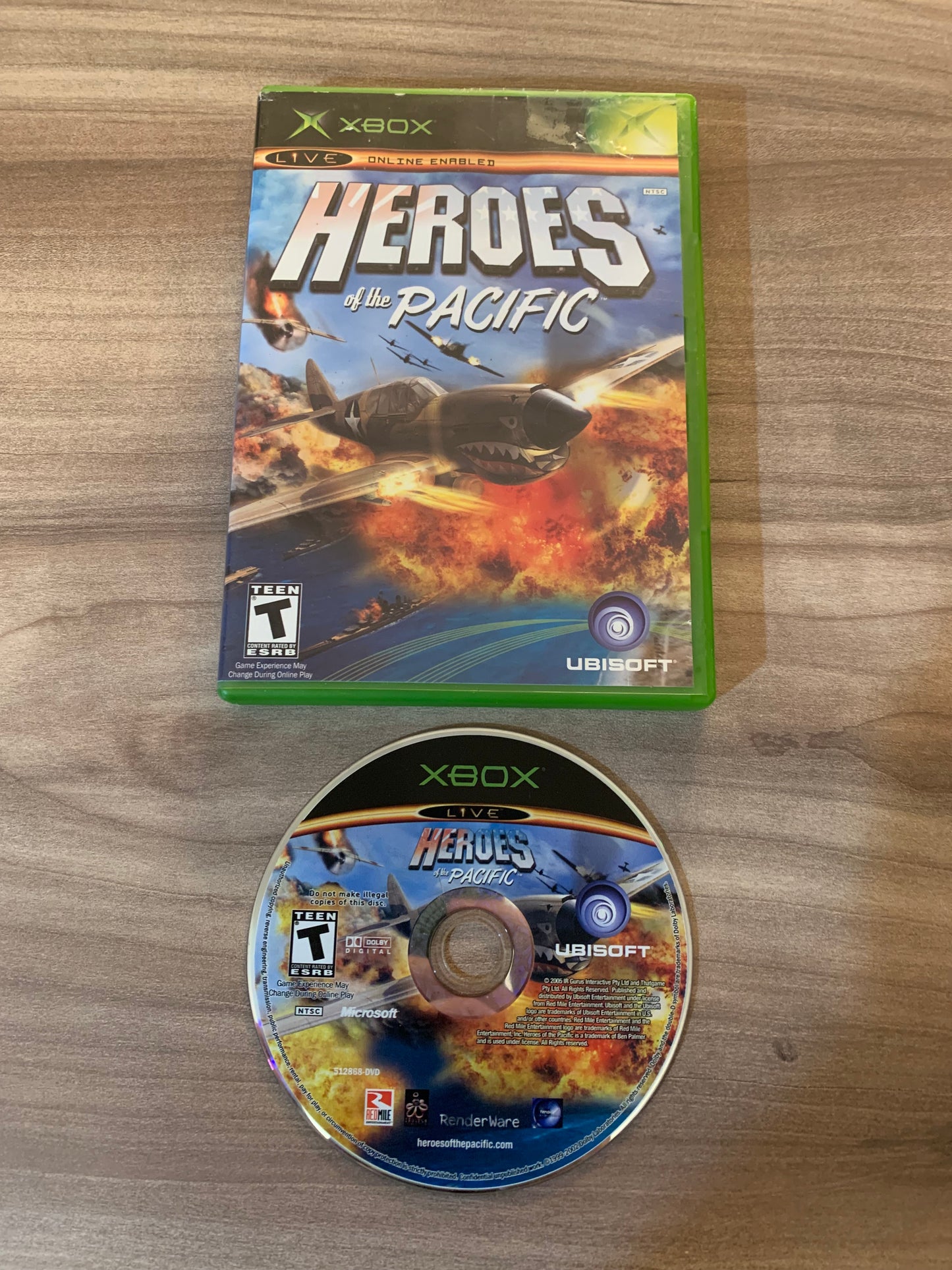 PiXEL-RETRO.COM : MICROSOFT XBOX COMPLETE CIB BOX MANUAL GAME NTSC HEROES OF THE PACIFIC