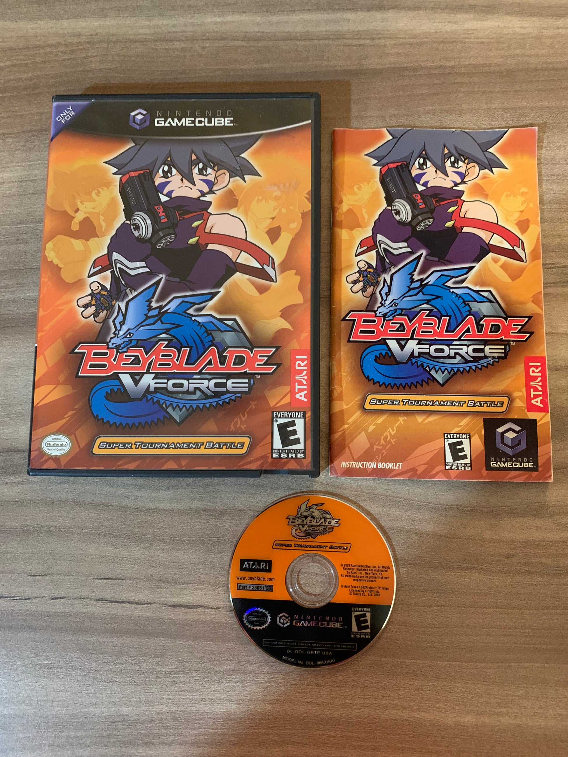 PiXEL-RETRO.COM : NINTENDO GAMECUBE COMPLETE CIB BOX MANUAL GAME NTSC BEYBLADE V FORCE