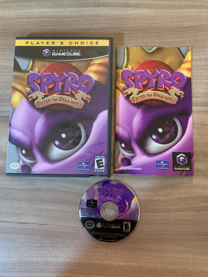 PiXEL-RETRO.COM : NINTENDO GAMECUBE COMPLETE CIB BOX MANUAL GAME NTSC SPYRO ENTER THE DRAGONFLY