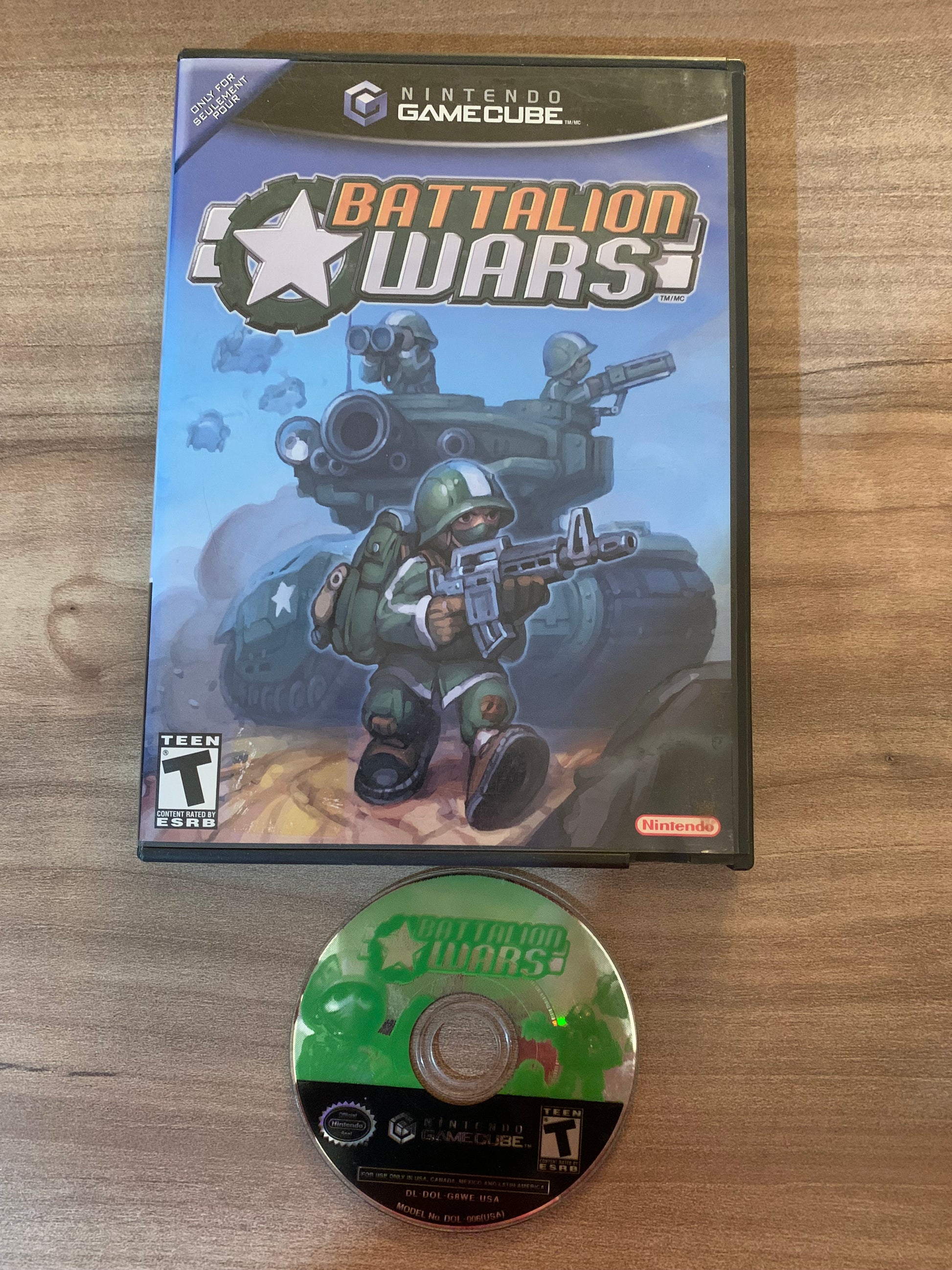 PiXEL-RETRO.COM : NINTENDO GAMECUBE COMPLETE CIB BOX MANUAL GAME NTSC BATTALION WARS