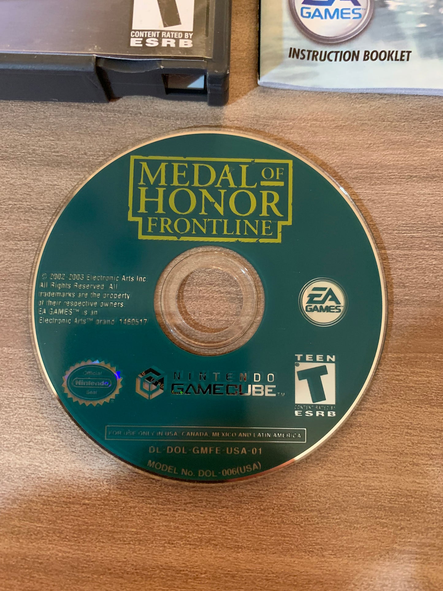 NiNTENDO GAMECUBE [NGC] | MEDAL OF HONOR FRONT Line | PLAYERS CHOiCE
