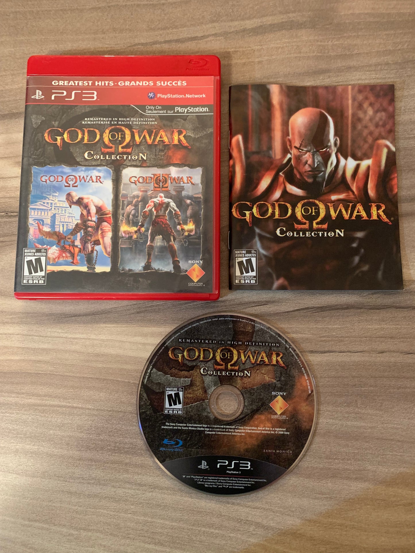 PiXEL-RETRO.COM : SONY PLAYSTATION 3 (PS3) COMPLET CIB BOX MANUAL GAME NTSC GOD OF WAR COLLECTION