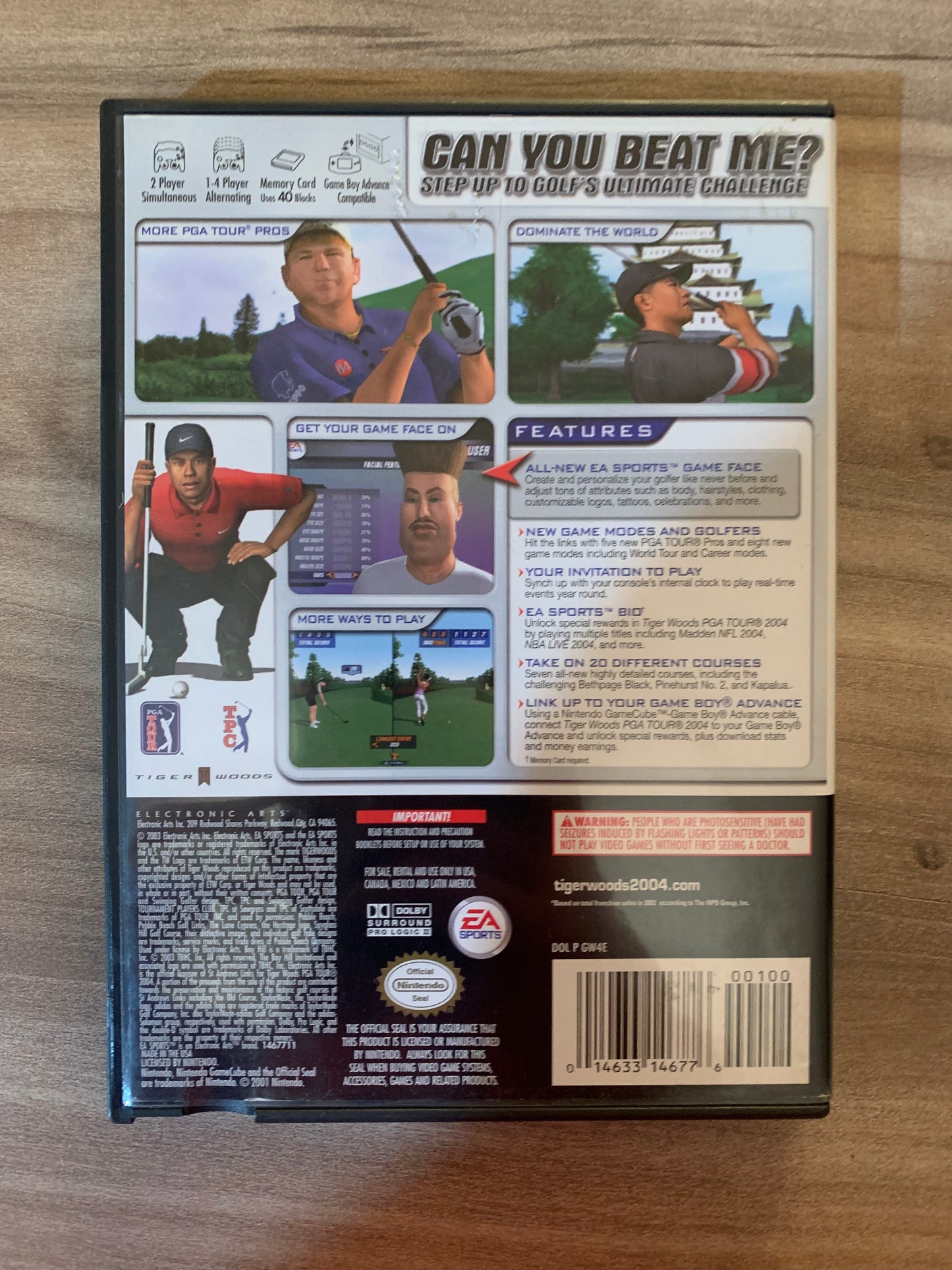 NiNTENDO GAMECUBE [NGC] | TiGER WOODS PGA TOUR 2004